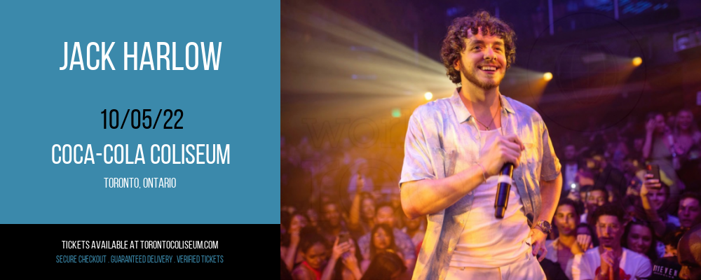 Jack Harlow at Coca-Cola Coliseum tickets Jack Harlow at Coca-Cola Coliseum