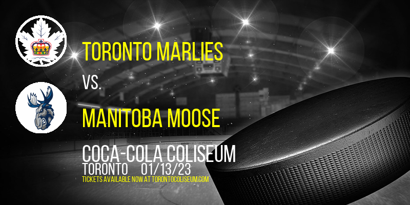 Toronto Marlies vs. Manitoba Moose at Coca-Cola Coliseum