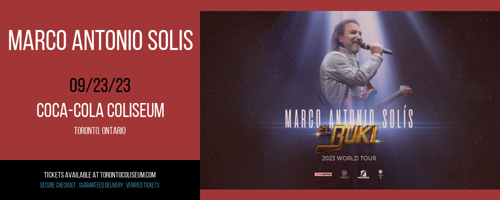 Marco Antonio Solis at Coca-Cola Coliseum