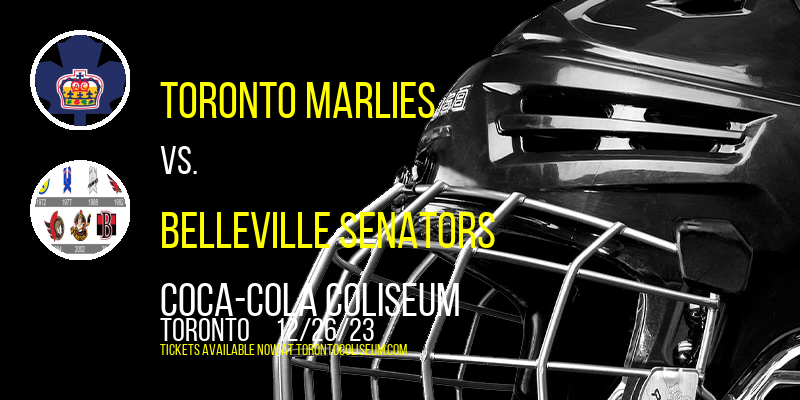 Toronto Marlies vs. Belleville Senators [CANCELLED] at Coca-Cola Coliseum