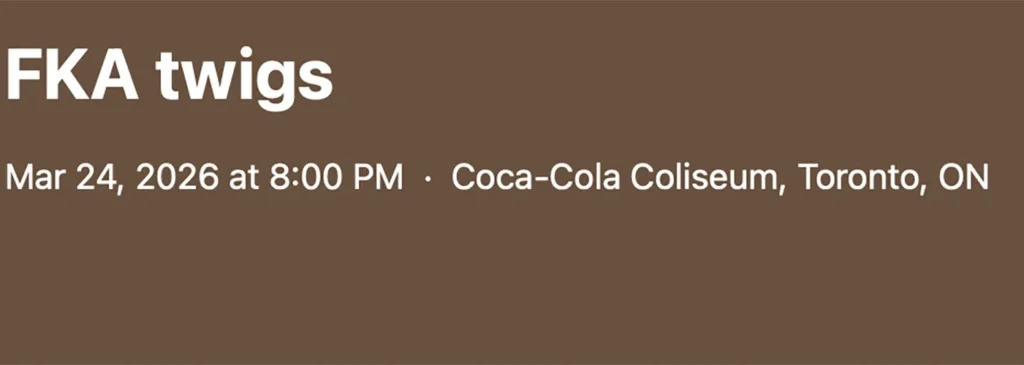 FKA Twigs at Coca-Cola Coliseum